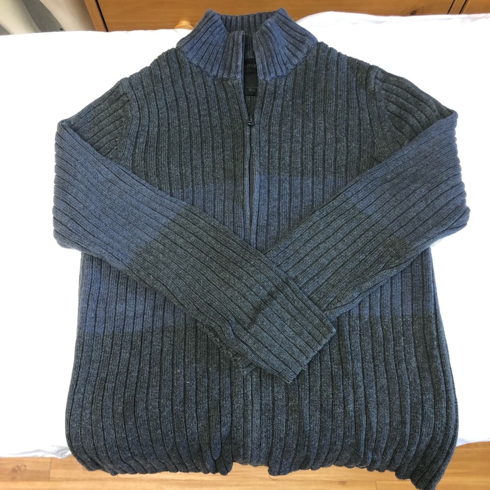 express men's full zip sweater